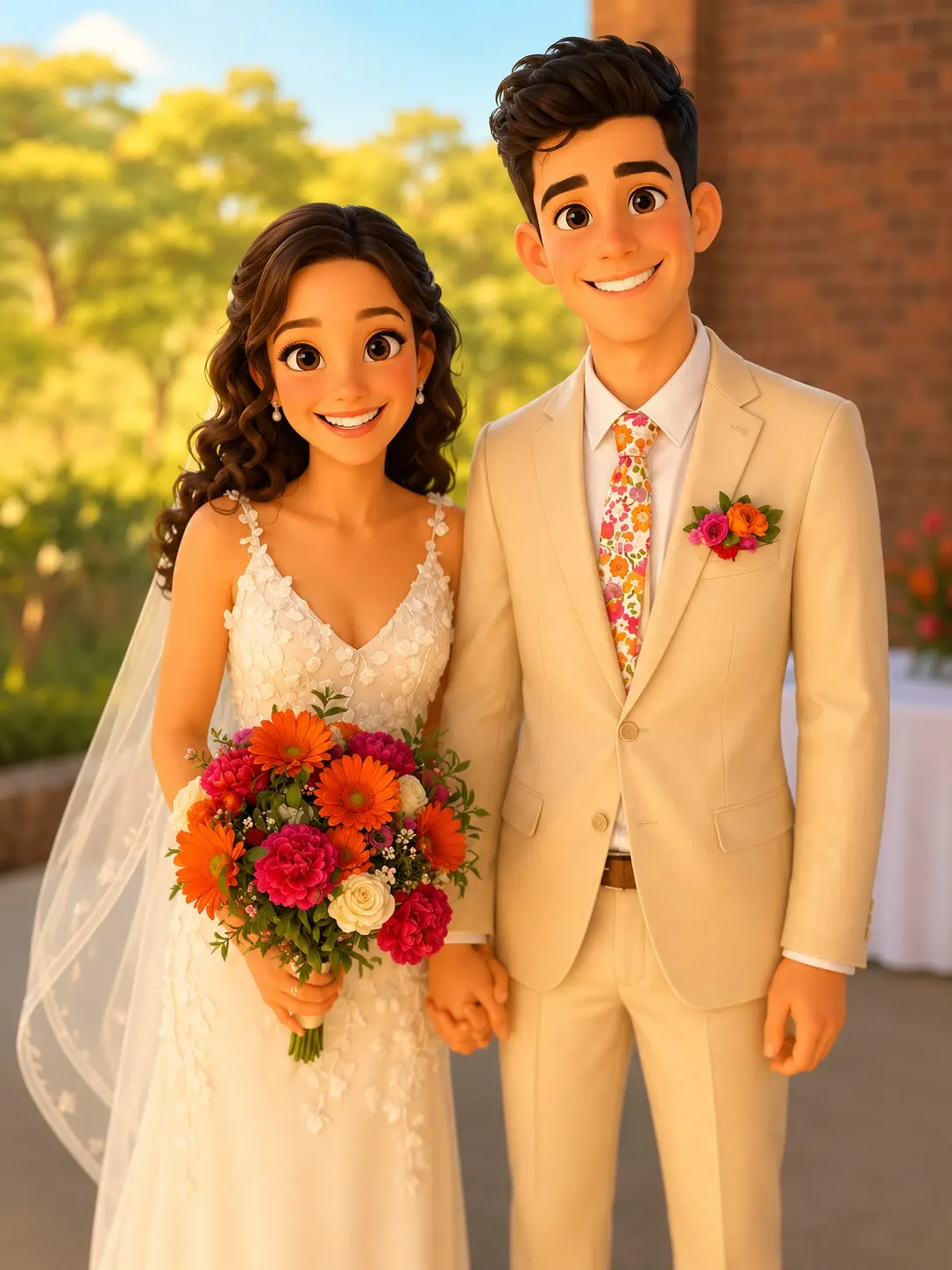 3D cartoon AI print from the instant printing kiosk