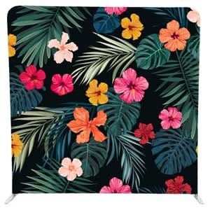 Funky Floral photobooth backdrop