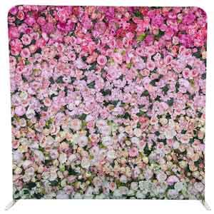 Pink Floral photobooth backdrop