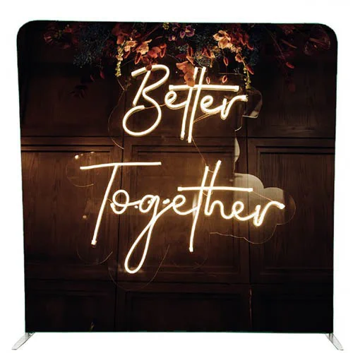 Better Together photobooth backdrop for hire in the KZN Midlands