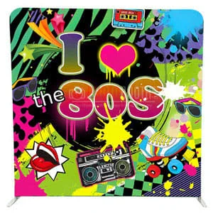 The Eighties photobooth backdrop for hire in the KZN Midlands