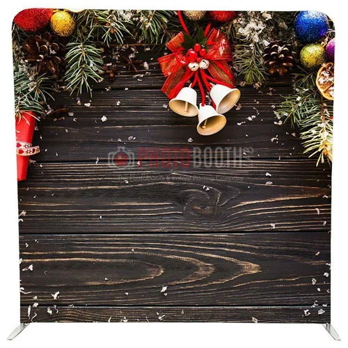 Jingle Bells photobooth backdrop for hire in the KZN Midlands