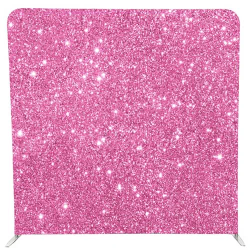 Pink Glitter photobooth backdrop for hire in the KZN Midlands