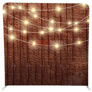 Stone Fairy Lights photobooth backdrop for hire in the KZN Midlands