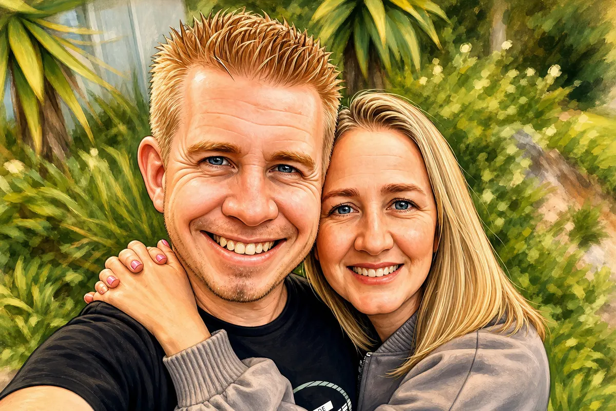 Guests and prints at a KZN Midlands photobooth