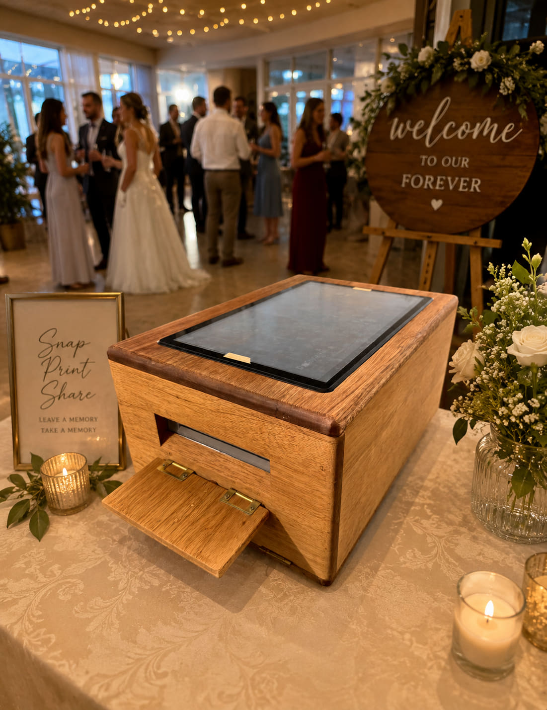 Instant printer artwork printed at a KZN event