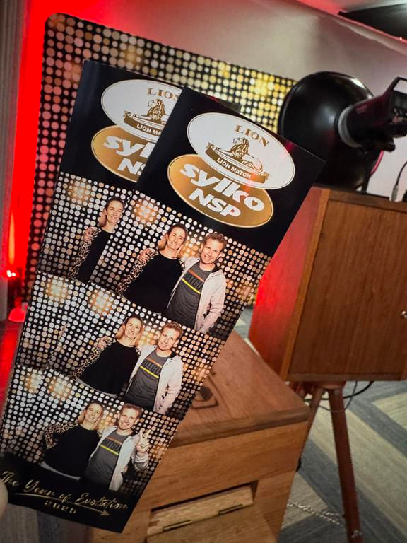 Corporate photobooth and instant printing at an event in KZN