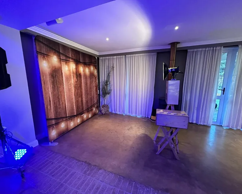 Our photobooth set up at Fordoun