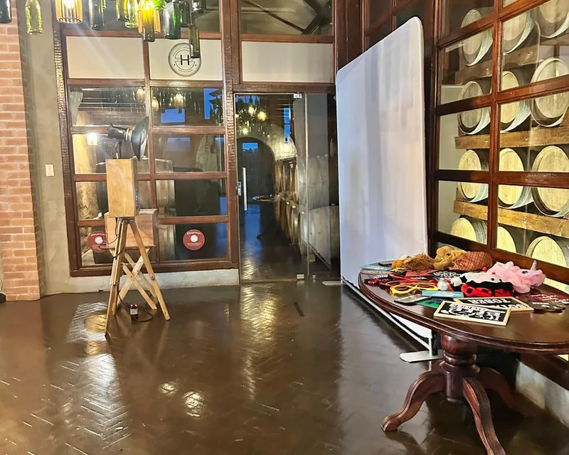 Our photobooth set up at Highgate Wine Estate