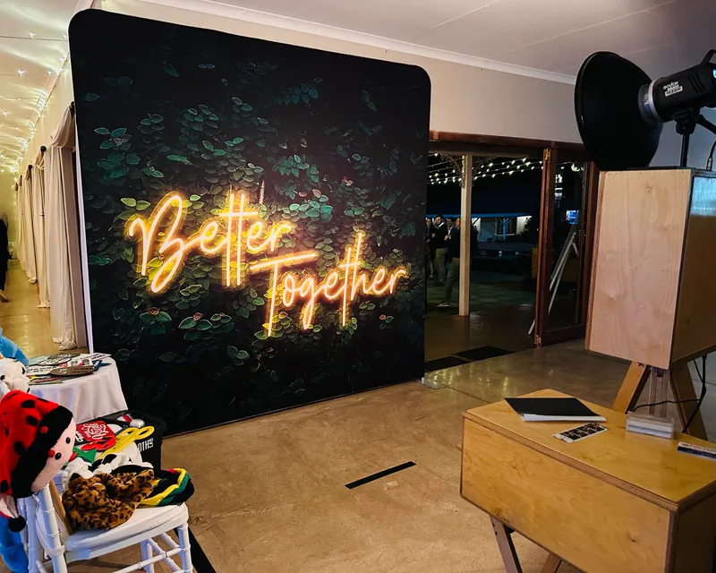 Our photobooth set up at Providence