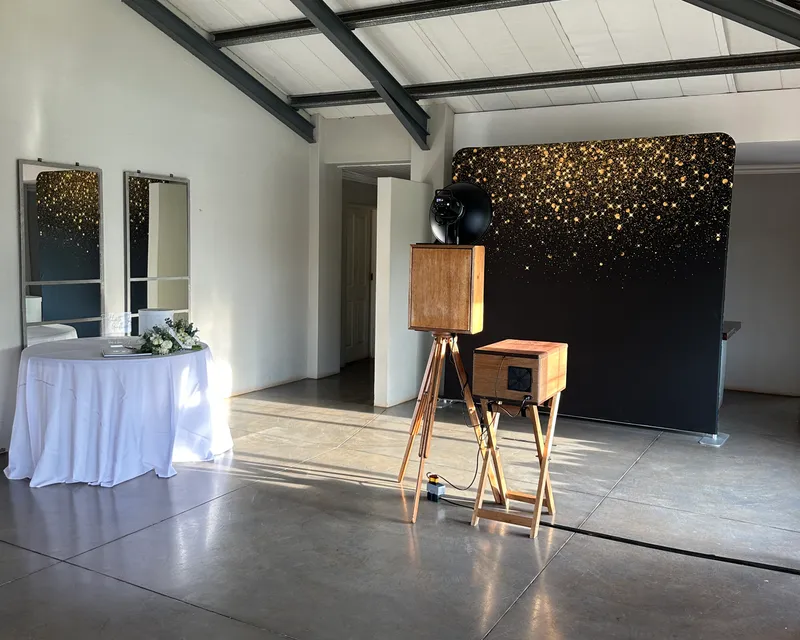Our photobooth set up at Sweet Home