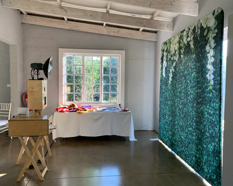 Our photobooth set up at The Groves